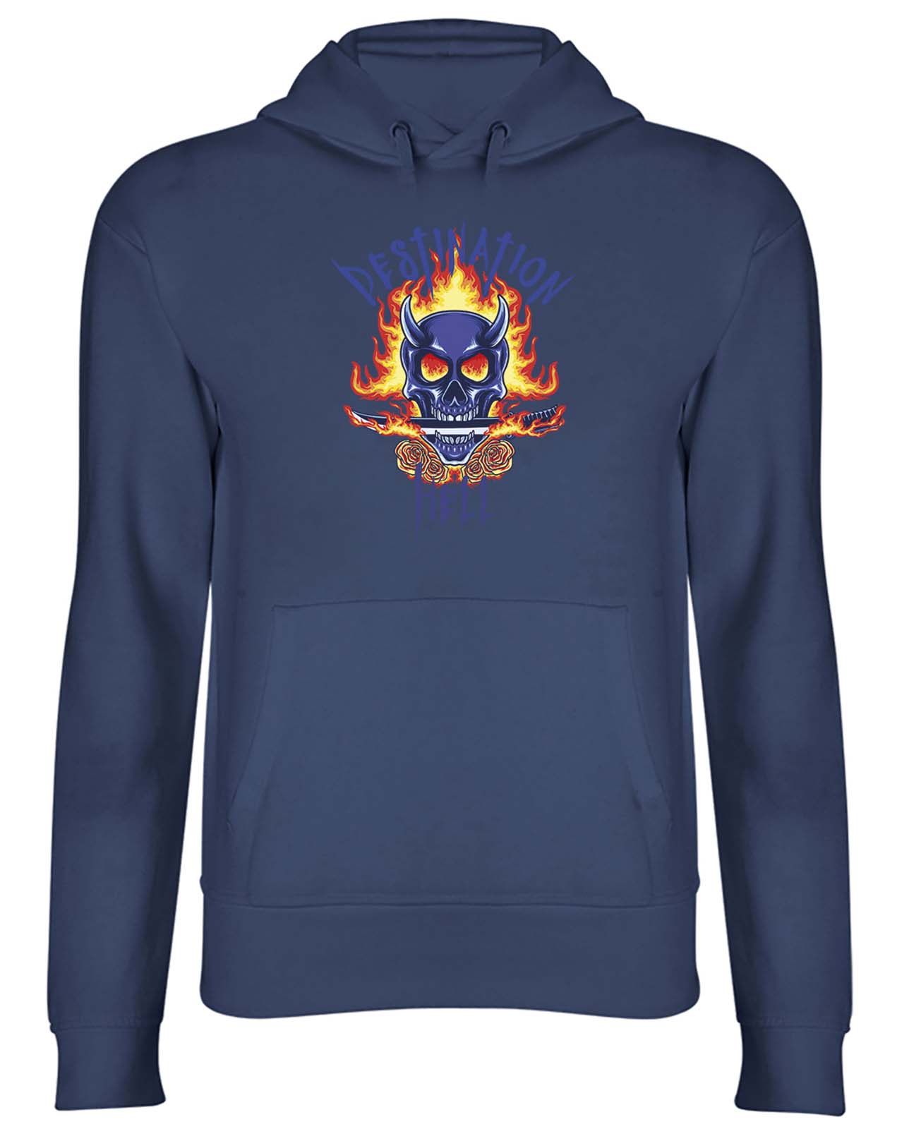 Flame hoodie top